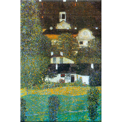 «Castle Chamber at Attersee II» par Gustav Klimt, reproduction d'art