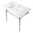 Kingston Brass Edwardian 37-Inch Ceramic Console Sink with Brass Legs-62257202-61166586