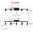 40.1'' 5 -Light Fixed Track Track Kit with Dimmable and Adjustable Head