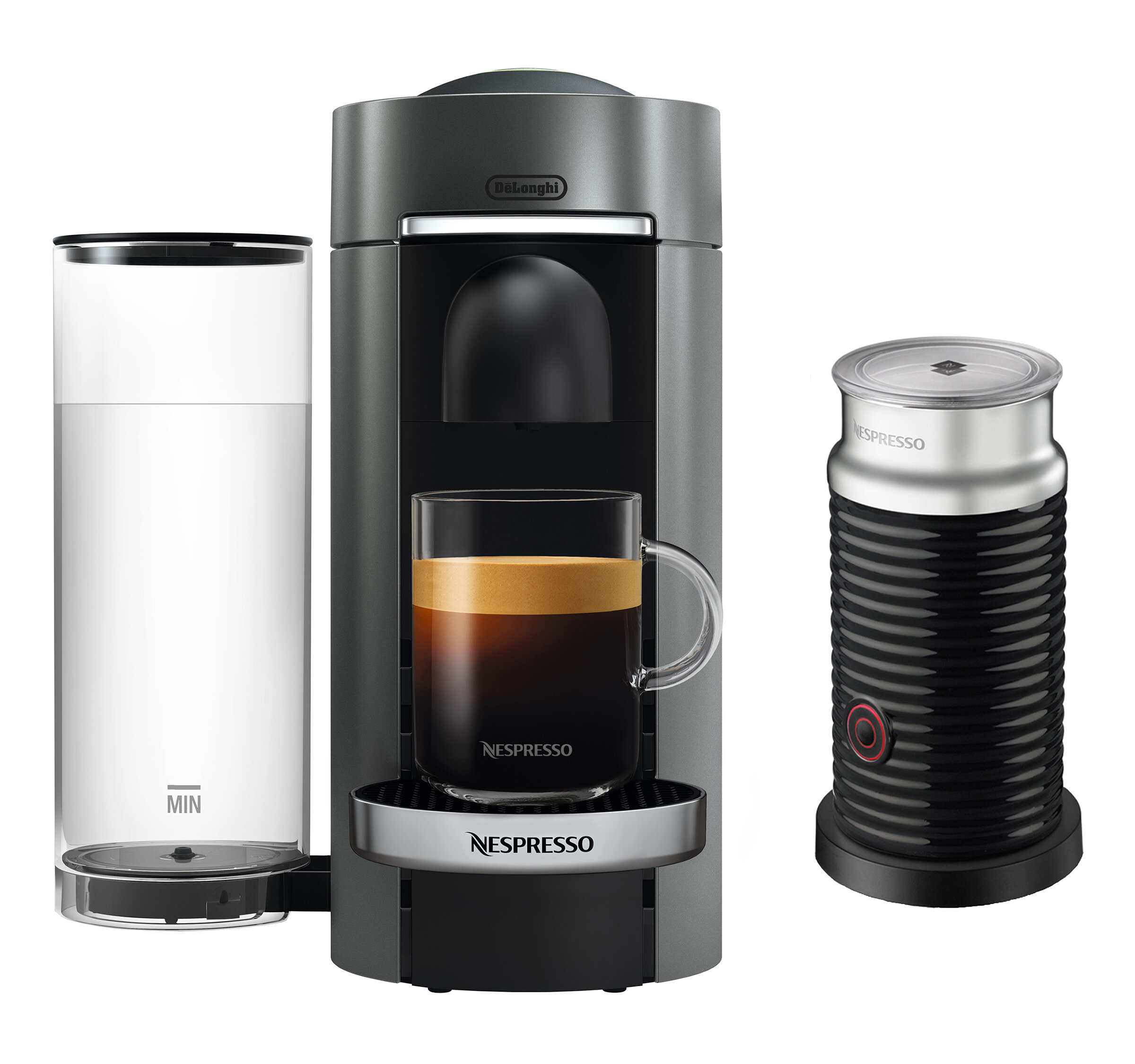 Nespresso Vertuo Plus w/ outlet Aeroccino3 Frother