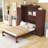 Wooden Murphy Bed with Shelves and Wardrobes-354532385-354532391