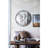 Iron Frame Vertical Round Mirror