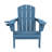 Dalson 5-Piece Plastic Adirondack Chair with Side Table and Ottomans-95981044