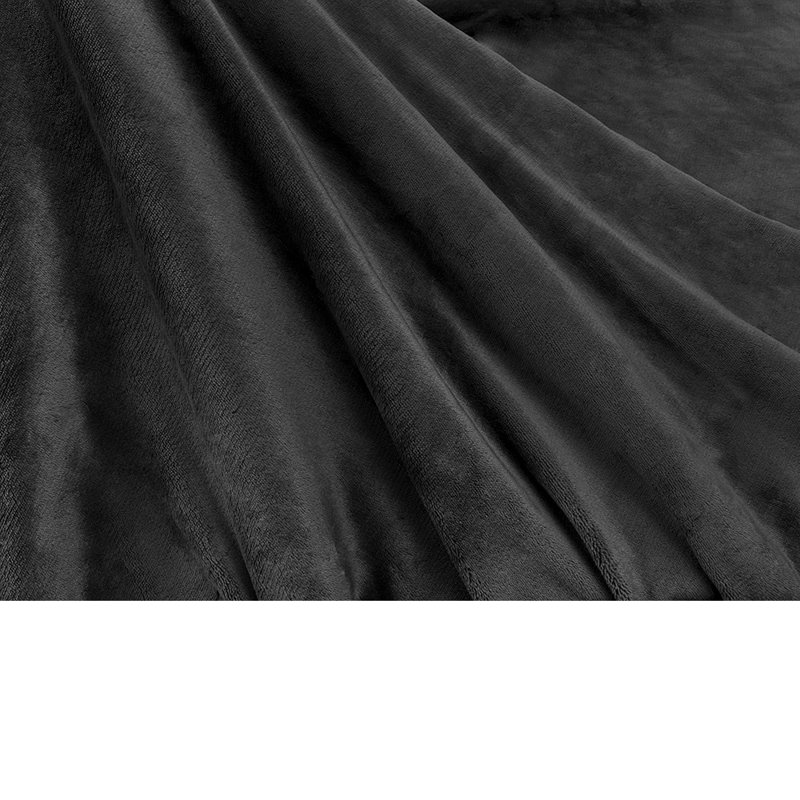 Couverture imperméable en polyester, 80 po x 55 po, Anthracite