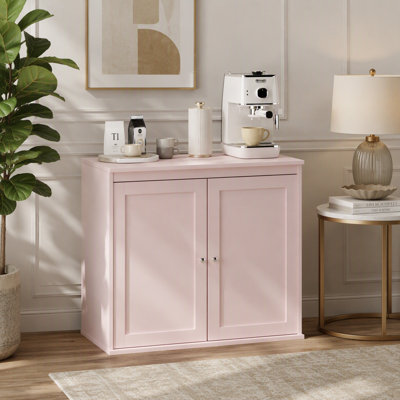 Meuble-bar à café avec double porte et étagères réglables, buffet multifonctionnel pour salle à manger, salon et entrée
