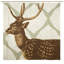 Rideau de douche simple Deer