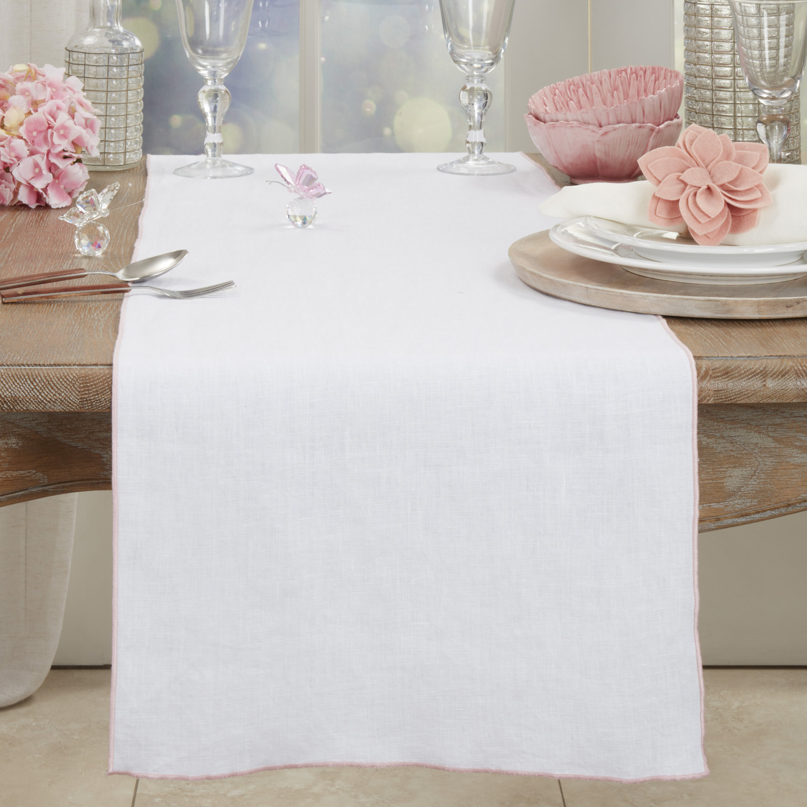 Riggs Table Runner, Pink
