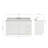Partham 61'' Single Bathroom Vanity with Carrara Marble Top-70315852