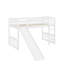 Lit mezzanine simple avec glissoire et échelle