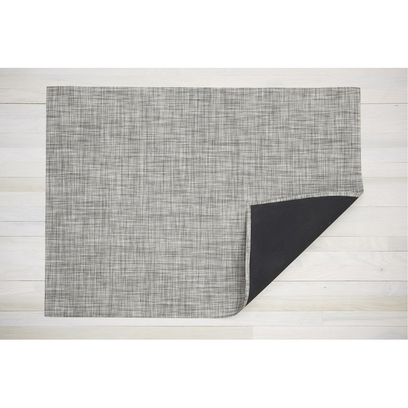 Mini Basketweave Vinyl Indoor / Outdoor Area Rug, Rectangle 183 x 270cm