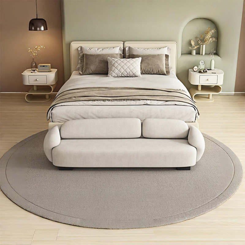 Jackstin, H 22,83 po x l 59,05 po x P 19,68 po, Blanc cassé