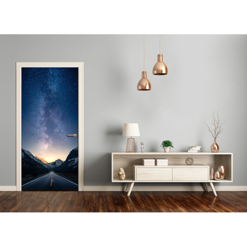 Mountain Gorge Door Decal