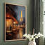 Paysages de la série Cccxxvi - reproduction encadrée de qualité supérieure - prête à être accrochée - aucun clou requis-89194410-89194413