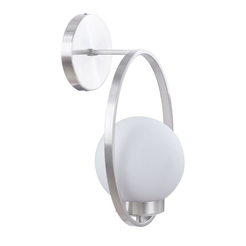 Applique pour salle de bain Aspen, Nickel satiné