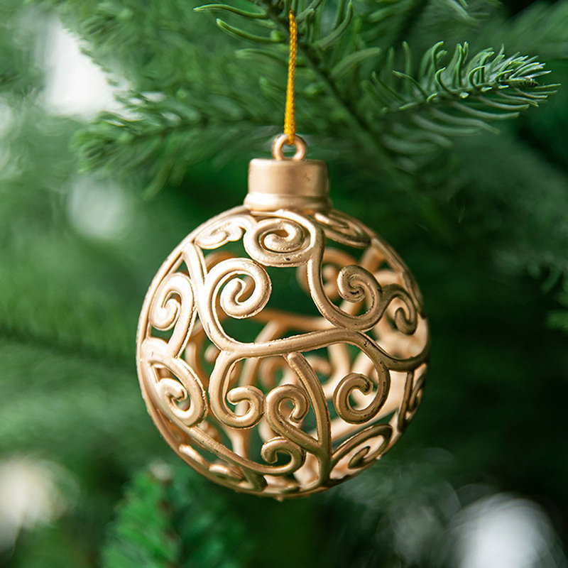 Décoration de Noël en forme de boule de Noël, A