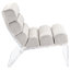Fauteuil d'appoint rembourré sans accoudoirs Brialle-63225388