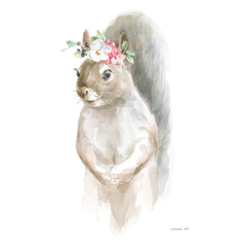 Wild For Flowers II by Danhui Nai - Wrapped Canvas Painting, 46cm H x 30cm W