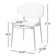 Chaise d'appoint rembourrée Schrader