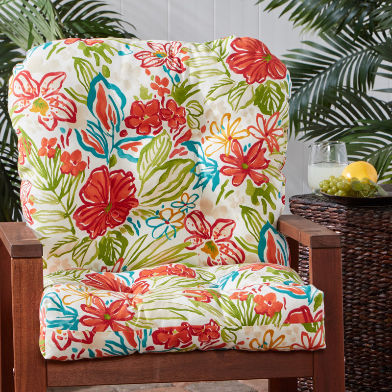 Coussin de chaise d'extérieur Lester, 1, H 21 po x l 21 po x P 21 po, Brise florale