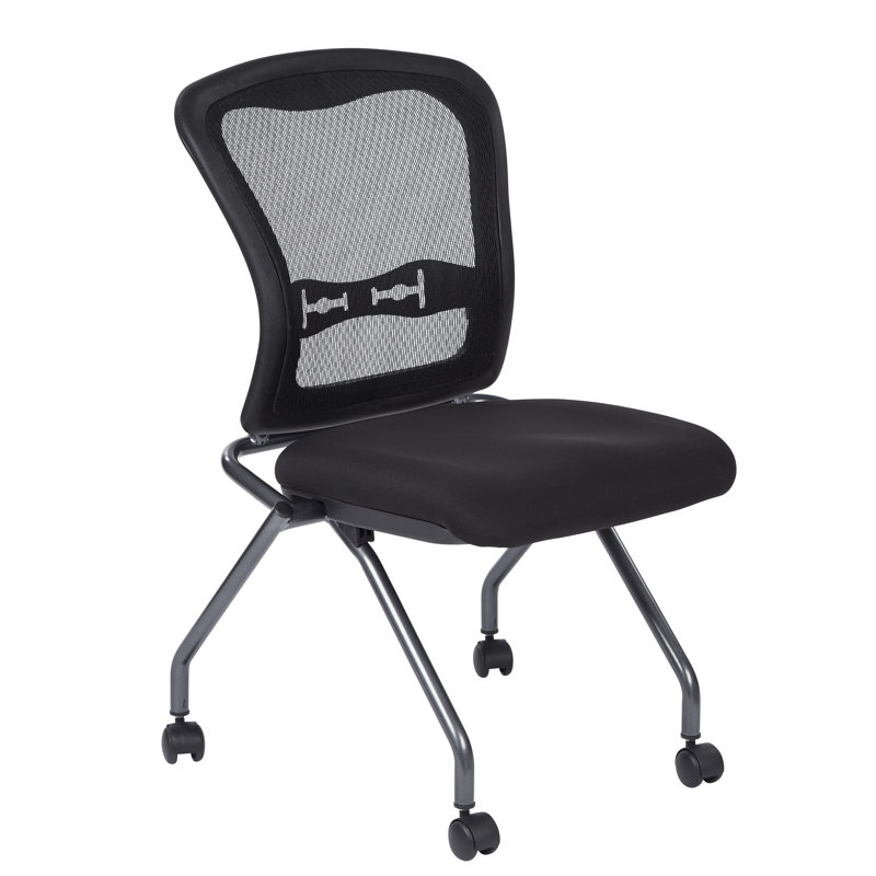 Chaise d'invité en filet Pro-Line II Series, Noir standard (charbon)