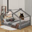 Lit en bois House House-561074139-564914840