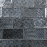 Camden 8" x 4" Ceramic Patterned Subway Tile