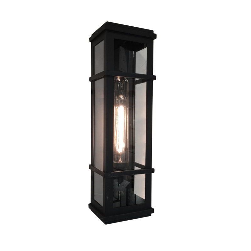 Shameka Aluminum Wall Light, Black