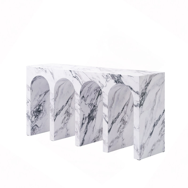 Fritzy Engineered Stone Console Table