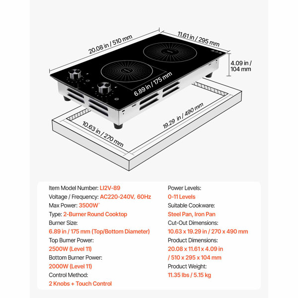 Dimensions du produit