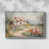 White Floater Framed Canvas