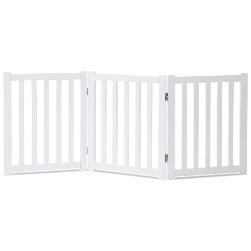 Tucker Murphy Pet™ Wooden Free Standing Pet Gate & Reviews | Wayfair