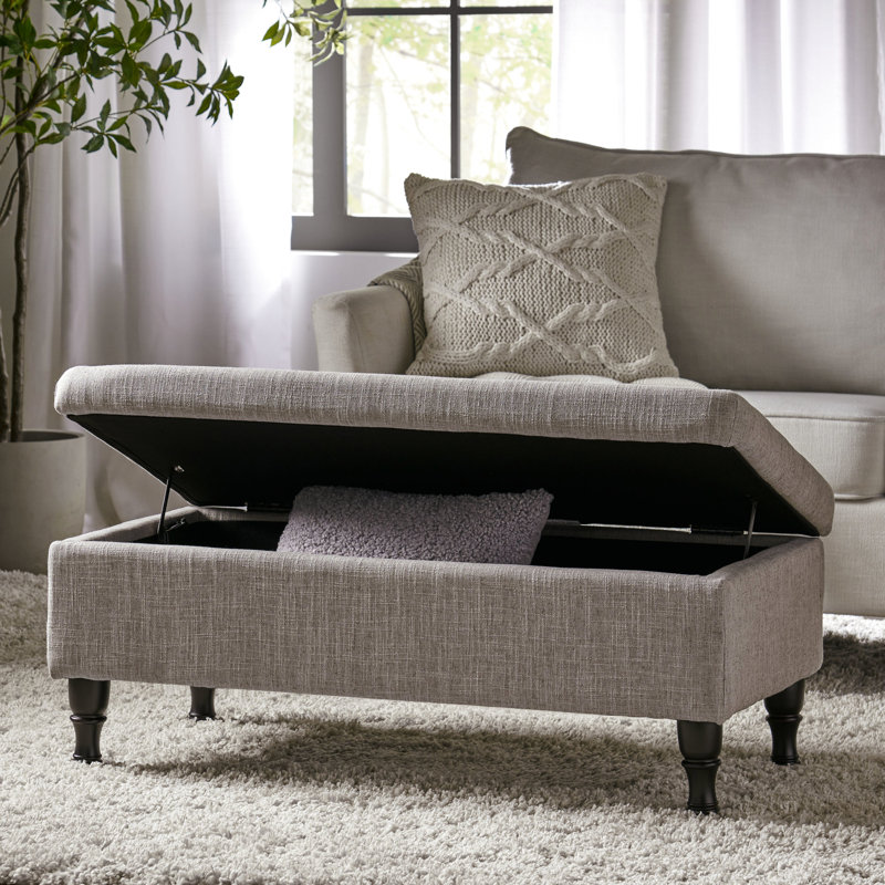 STORAGE OTTOMAN, Gray