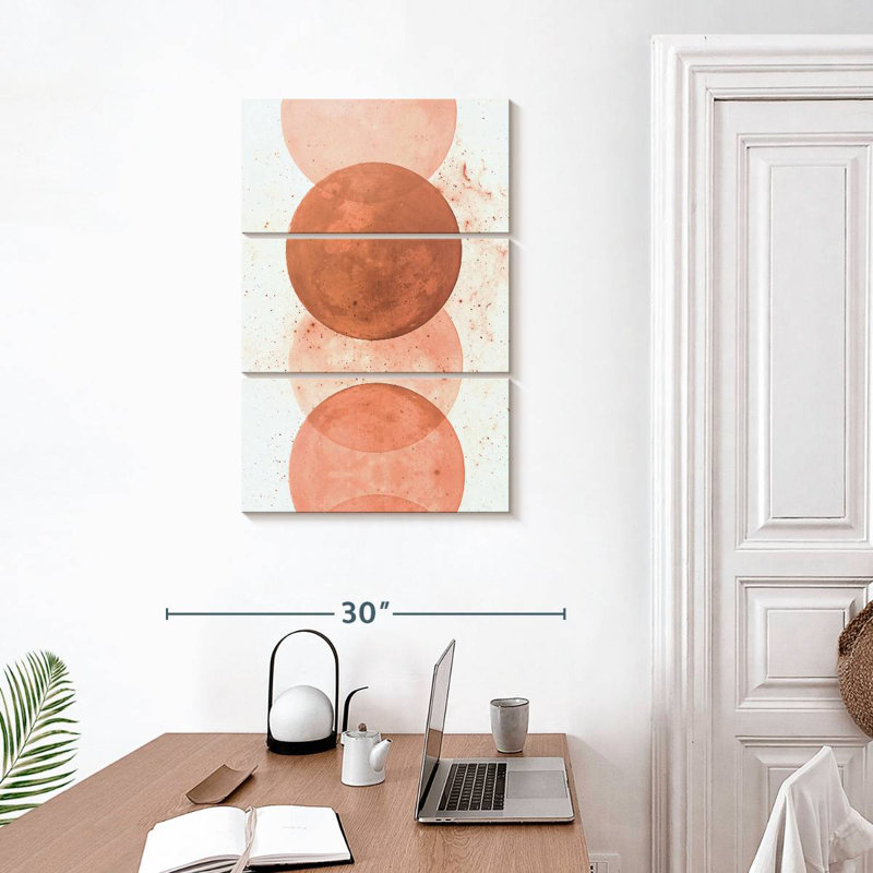 Oberle Sunset Circles, 32" H x 20" W
