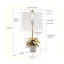 Lampe de table D15 x 29 po