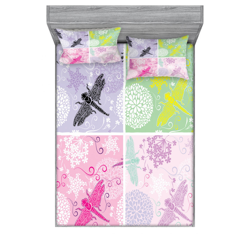 Microfiber Sheet Set, Full Sheet Set with Fitted Sheet