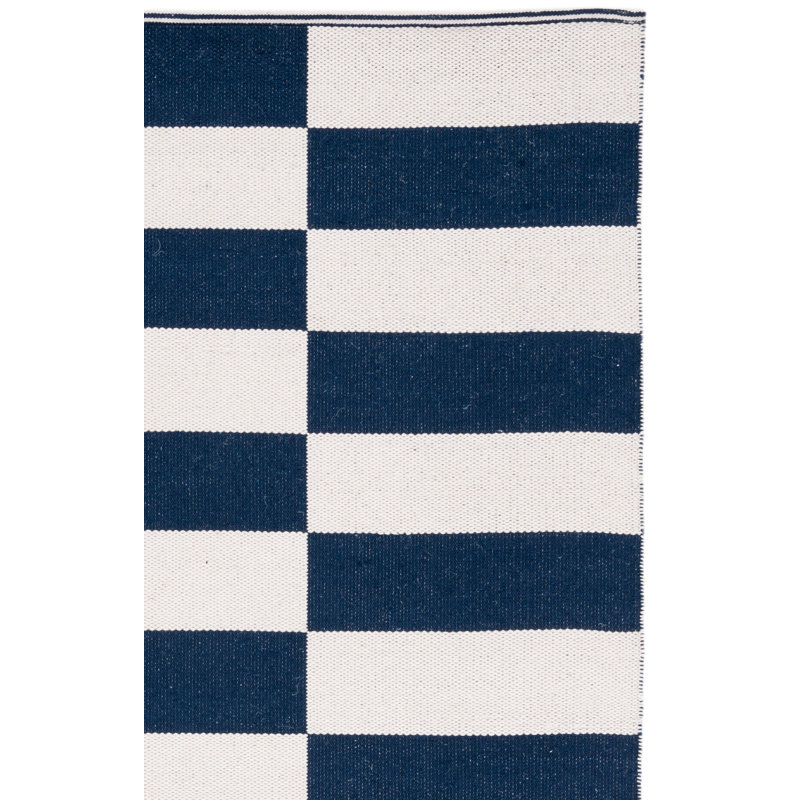 Montauk 705 Area Rug In Navy / Ivory, Rectangle 3' x 5'
