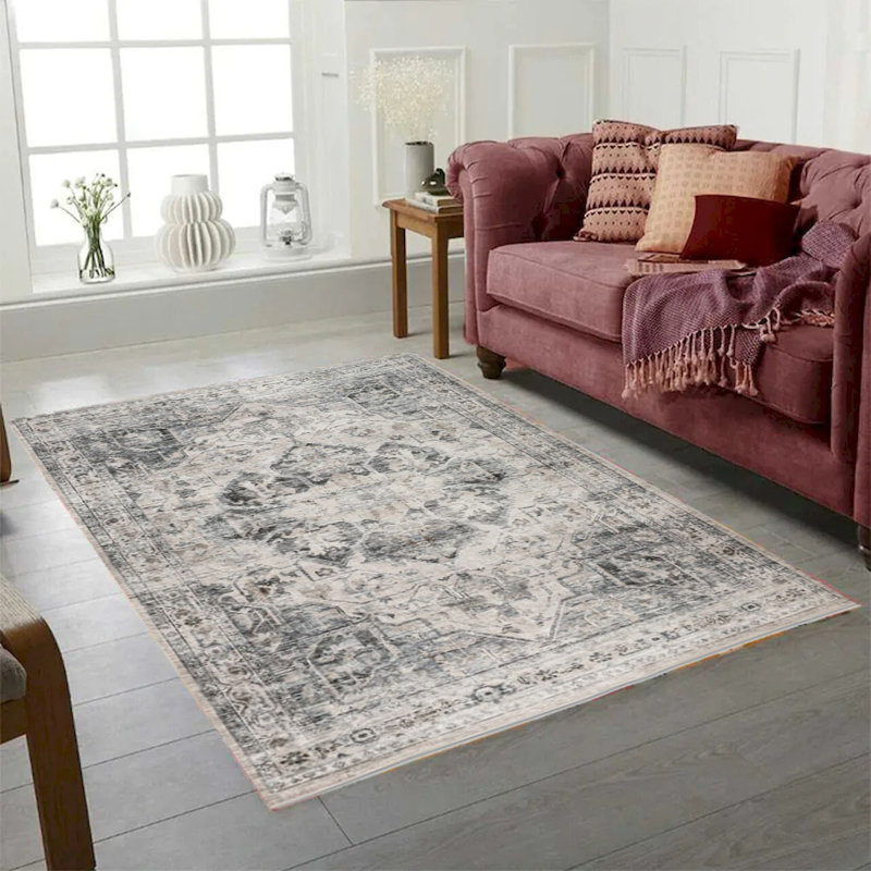 Brio Ii Washable Non Slip Modern Rug, Runner 2'5" x 7'