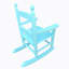 Chaise berçante intérieure ou extérieure-431650221