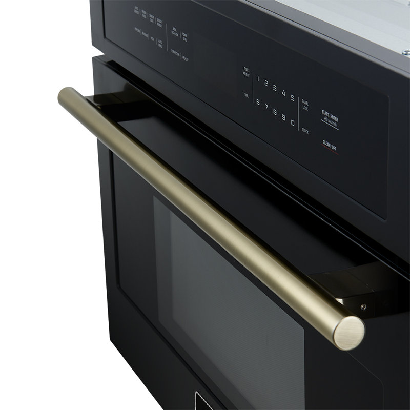 Oliena Espresso Black 30 Inch Built-In Microwave Convection Oven, 1.6 cu.ft., 1000W/1750W