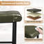 Upholstered Counter Stool with Metal Frame-1497666049-1497666060