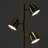 Jacob 64 in. Mid-Century Modern 3-Light Adjustable LED Floor Lamp with 3 Metal Cone Shades