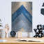 Ivy Bronx «Blue Zag II» par Erin Ashley, art mural en métal-844152821