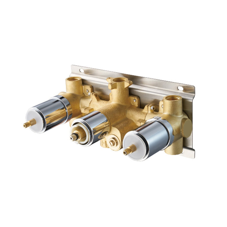 Dax Concealed Valve Thermostatic Mixer With 4 Function Diverter