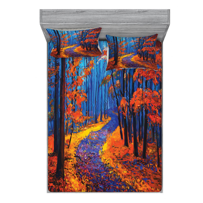 Microfiber Sheet Set, Full Sheet Set with Fitted Sheet