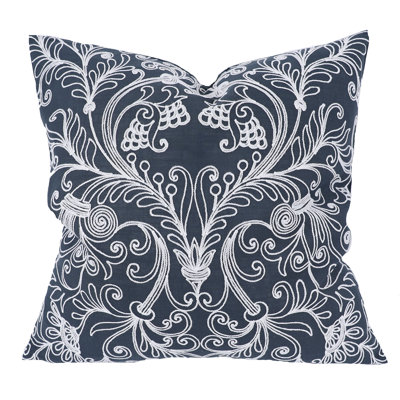 Embroidered Throw Pillow