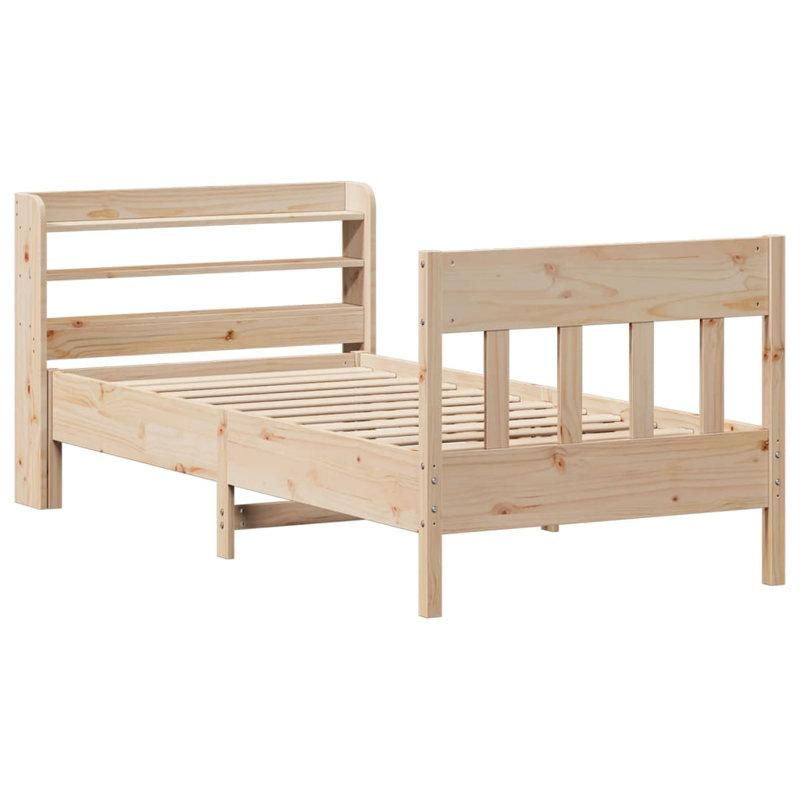 Storage Bed, Brown, Small Single (2'6)