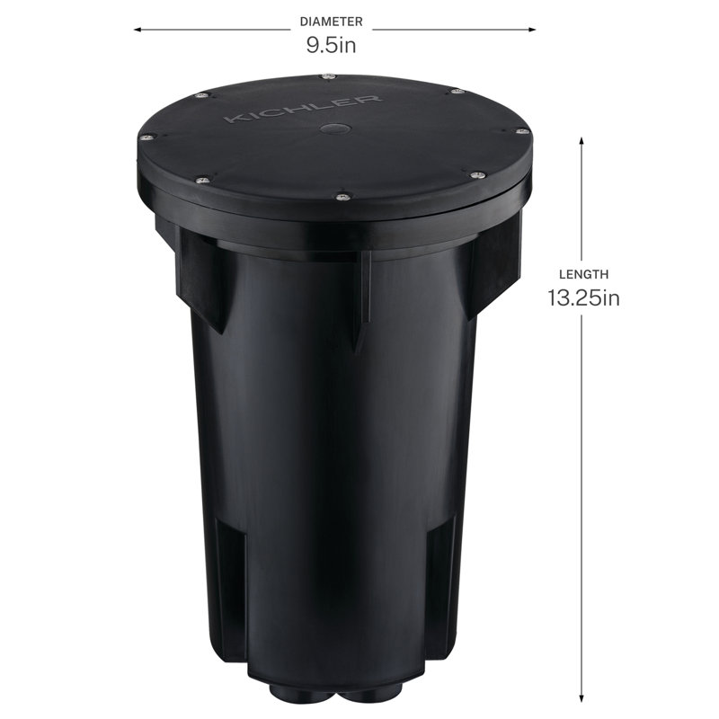 In-Ground 100W Transformer in Black, 100 W