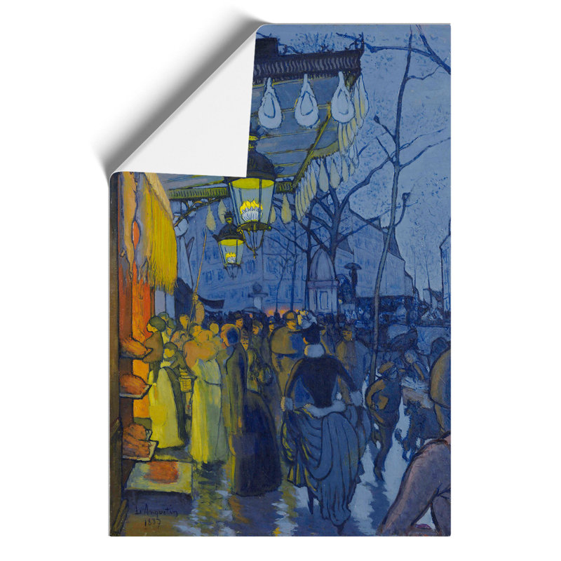 Avenue de Clichy by Louis Anquetin - Frameless Print, 59cm H x 42cm W x 0.1cm D