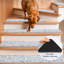Tapis d'escalier antidérapant à tapis, paquet de 15, marches d'escalier de 8 po x 30 po pour marches en bois d'intérieur, 15 pièces, gris