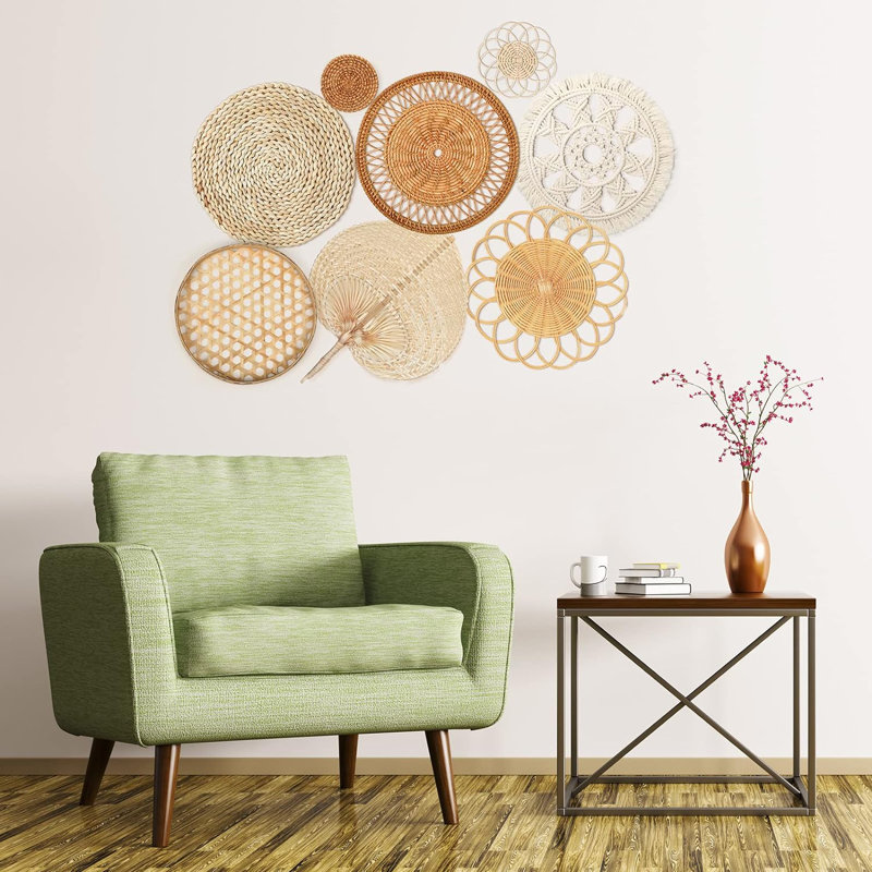 Coastal Abstract Wall Decor on Fabric